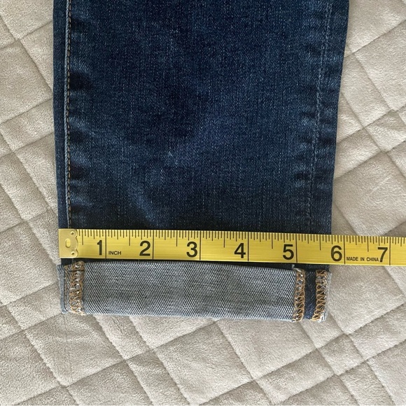 AG Adriano Goldschmied The Stevie Roll Up Slim Straight Jeans Size 27 - Picture 10 of 12